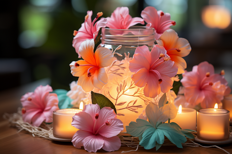 Creating Vibrant Hawaiian Themed Decorations: Incorporating Natural Elements and DIY Techniques