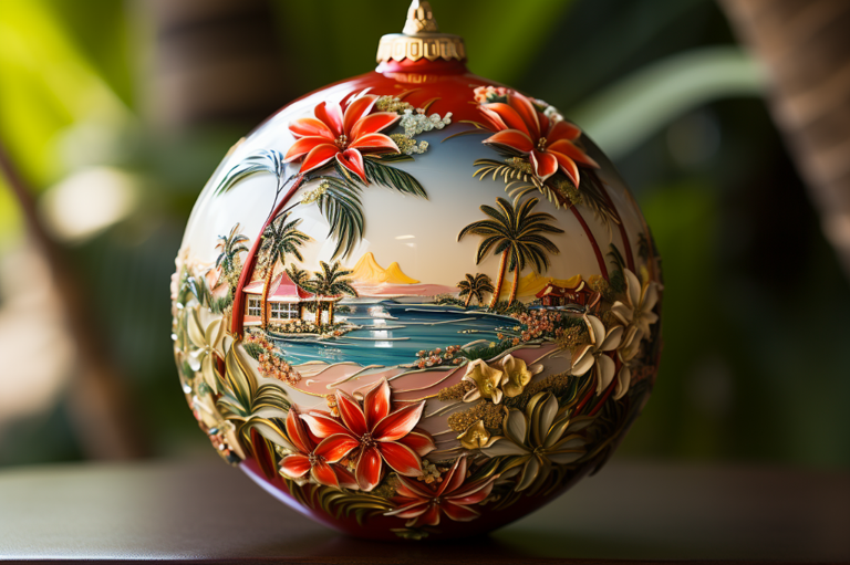 Exploring the Allure of Hawaiian-Themed Christmas Decorations