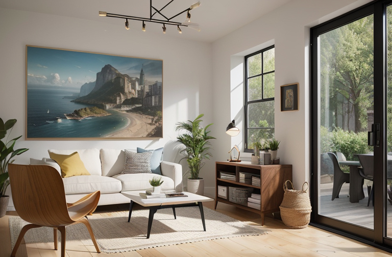 Creative transformations in Interior Design: Emphasizing Natural Light, Personalization, and Efficient Space Usage