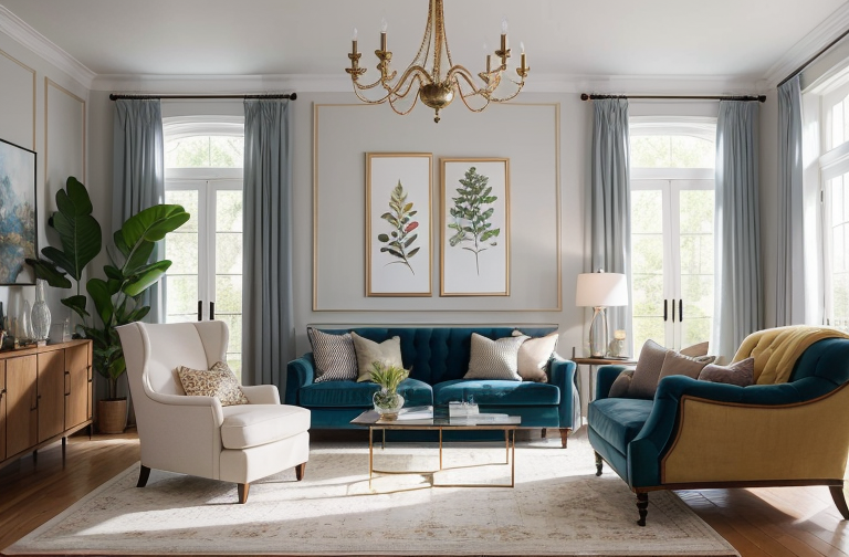 Creative transformations in Interior Design: Emphasizing Natural Light, Personalization, and Efficient Space Usage