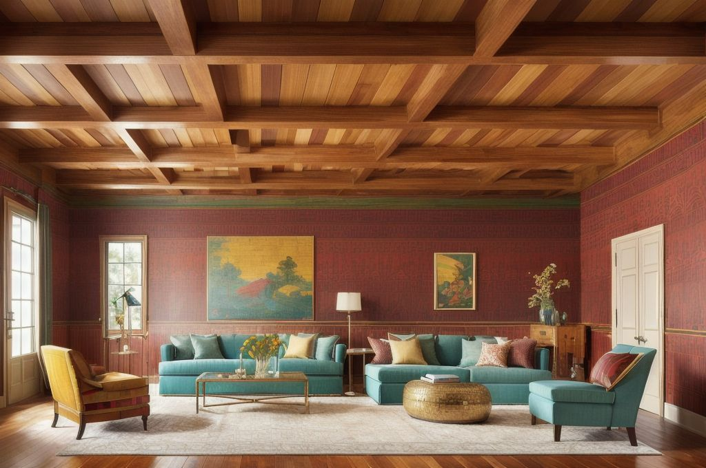Revamping Your Interior with Bold Ceiling Designs: From Contrasting Colours to Vintage Aesthetics