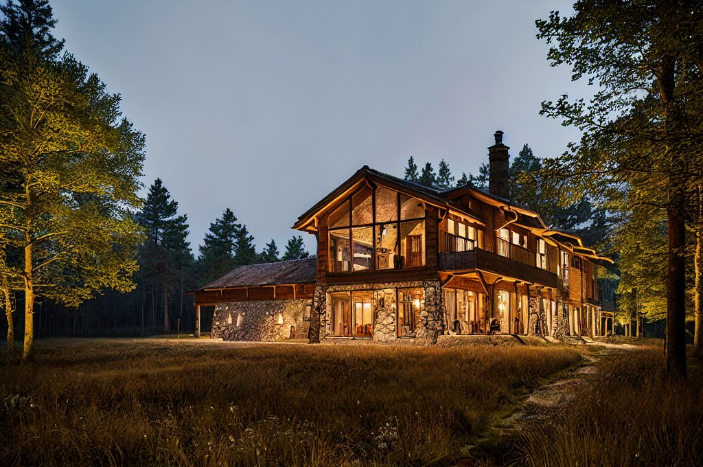 Marrying Rustic Charm and Sophisticated Elegance in Mountain House Interior Design