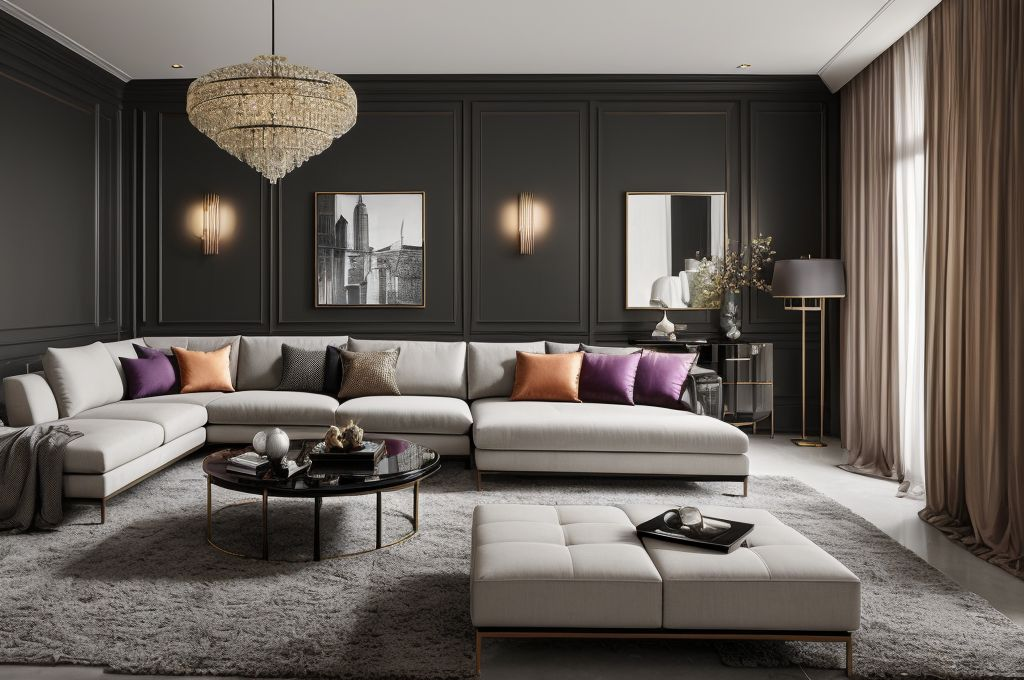 Optimizing Elegance: The Intersection of Color, Furniture, and Light in Living Room Interior Design