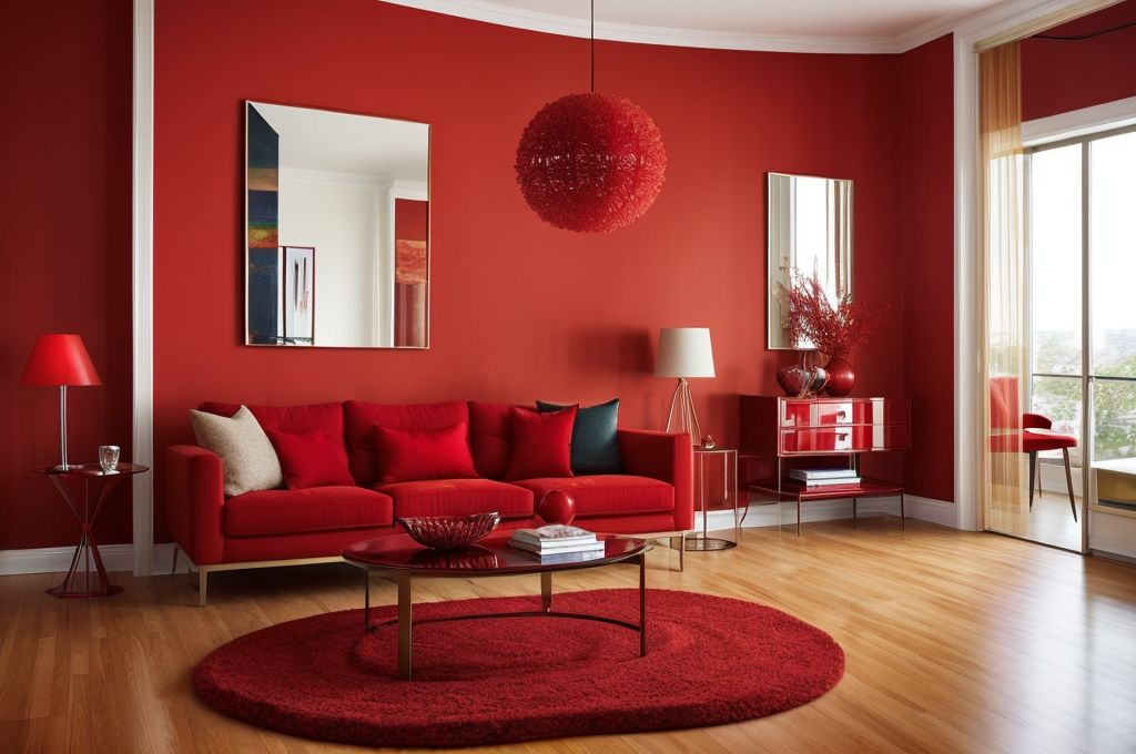 Unleashing the Power of Red in Interior Design: Enhancing Space with Passion and Energy