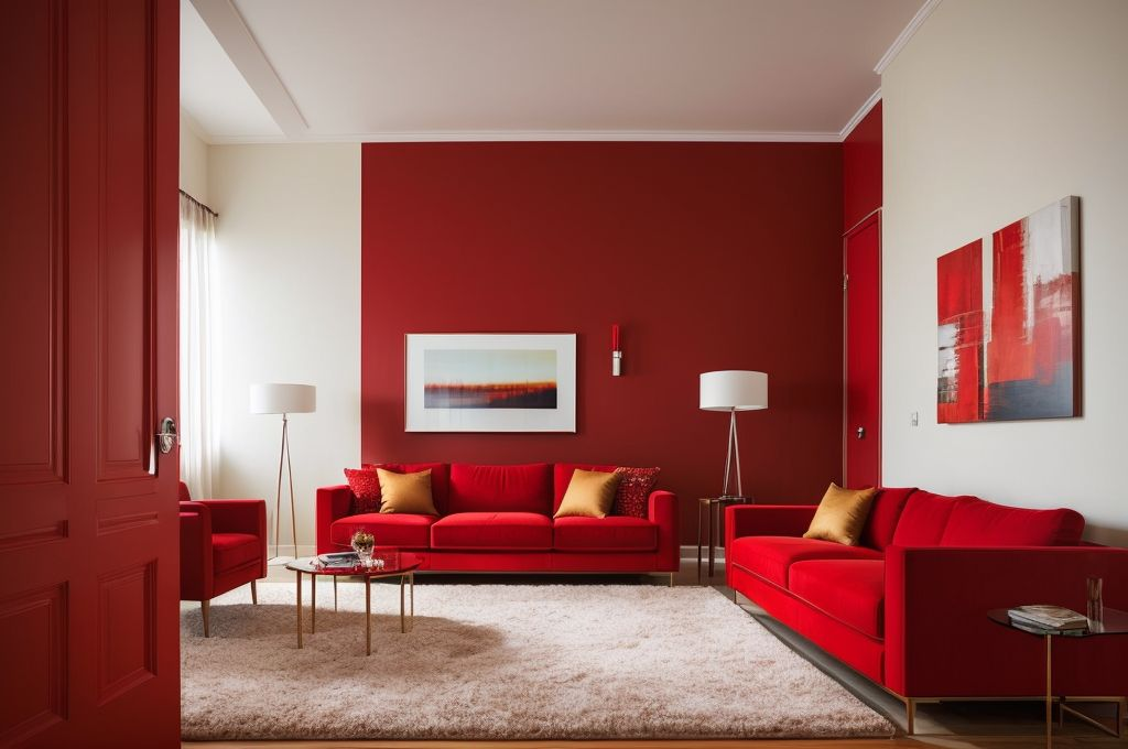 Unleashing the Power of Red in Interior Design: Enhancing Space with Passion and Energy