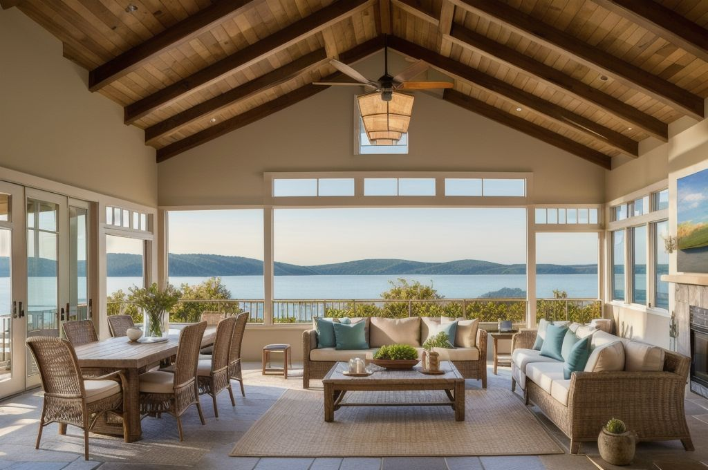 Inspiring Lake House Interior Design: Merging Warmth, Color and Coastal Aesthetics