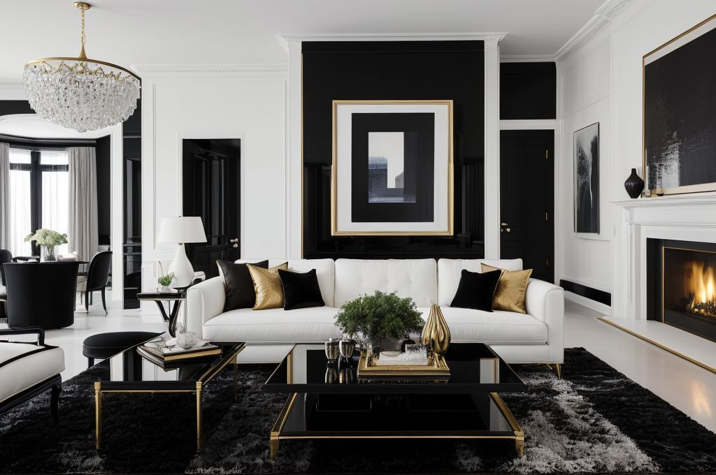 Creating Timeless Elegance: Mastering Black and White Interior Design