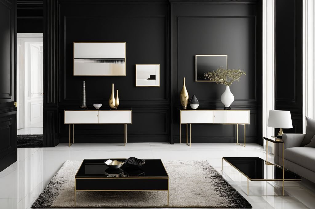 Creating Timeless Elegance: Mastering Black and White Interior Design