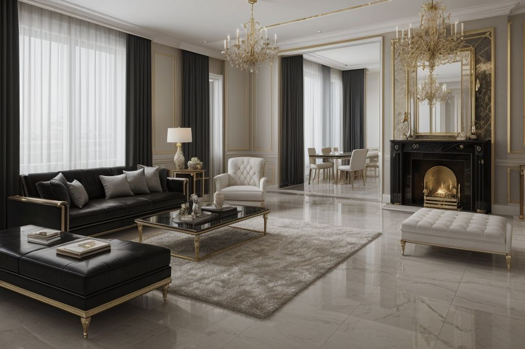 Mastering Black and White Interior Design: Tips for Achieving Balance, Drama and Luxury in Your Space
