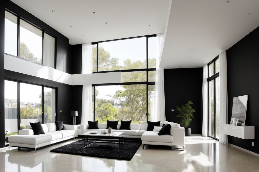 Exploring the Elegance of Black and White in Interior Design
