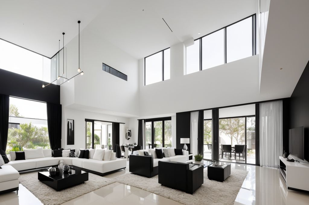 Exploring the Elegance of Black and White in Interior Design