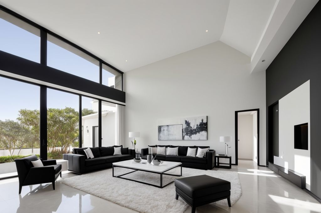 Exploring the Elegance of Black and White in Interior Design