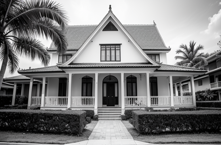 Exploring Singapore's Iconic Black and White Houses: A Blend of Colonial and Tropical Architectural Styles