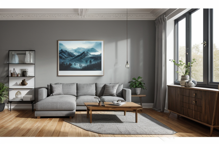 Revamping Attic Apartments: Exploring Dark Hued, Open-Plan Designs for Intimate Event Spaces