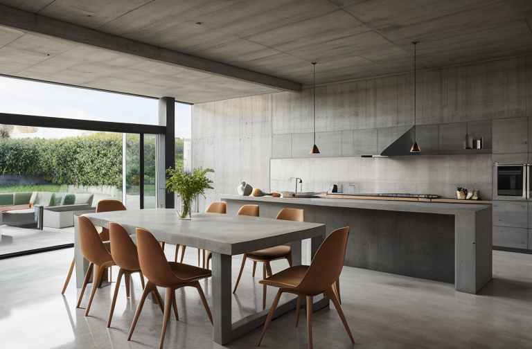 Exploring the Versatility and Sophistication of Concrete in Interior Design