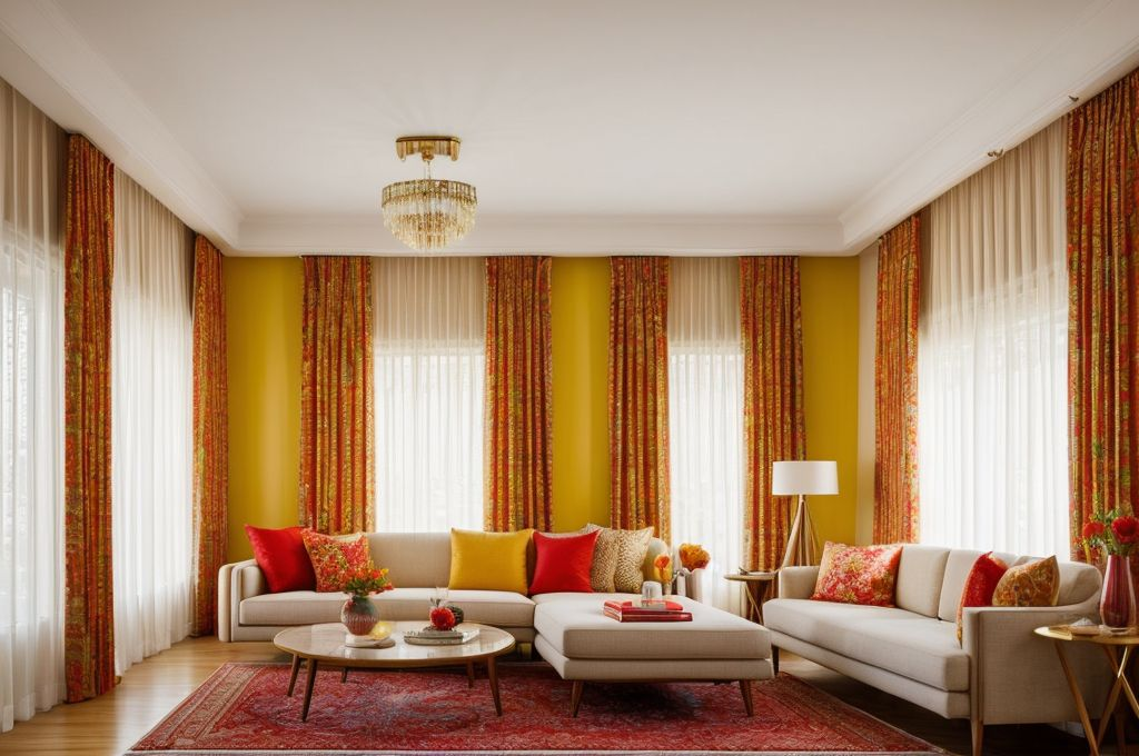 Curtain Design and Styling: Enhancing Your Living Room Aesthetics and Utilizing Pinterest