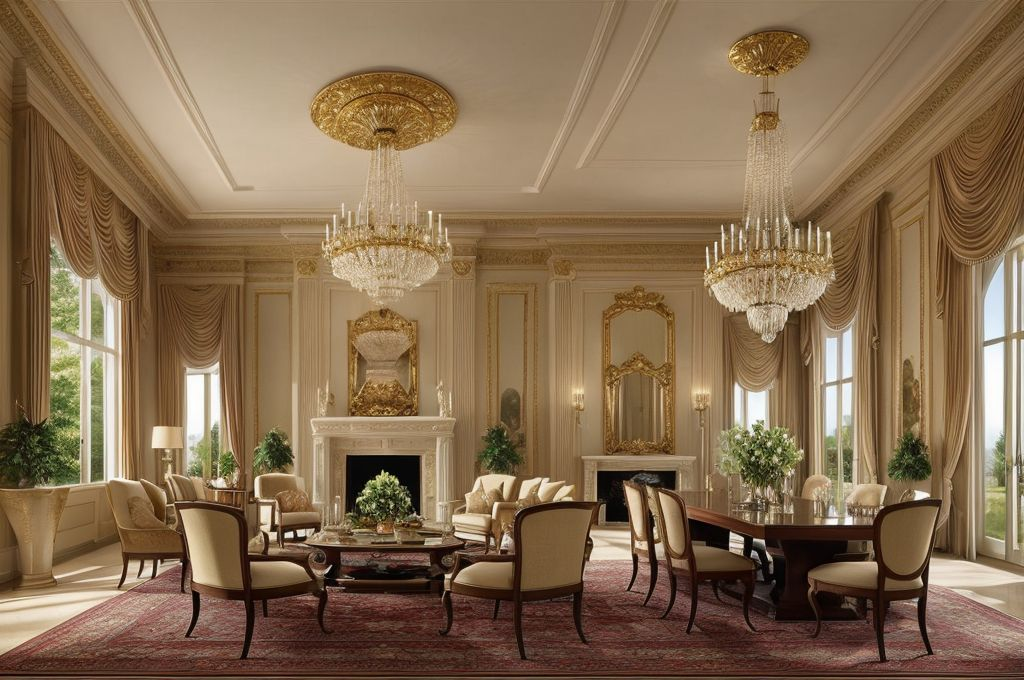 Unraveling the Sophistication of Mansion Interior Design: From Custom-Designed Features to Spaces Symbolizing Wealth and Status