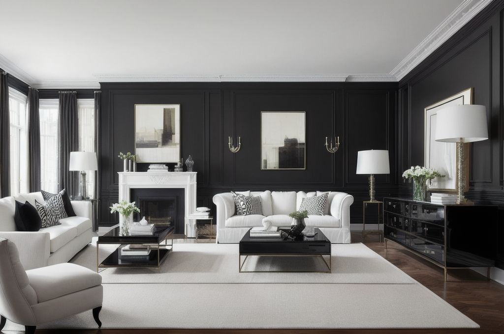 Creating a Timeless Interior: Embracing the Elegance and Versatility of the Black and White Color Scheme