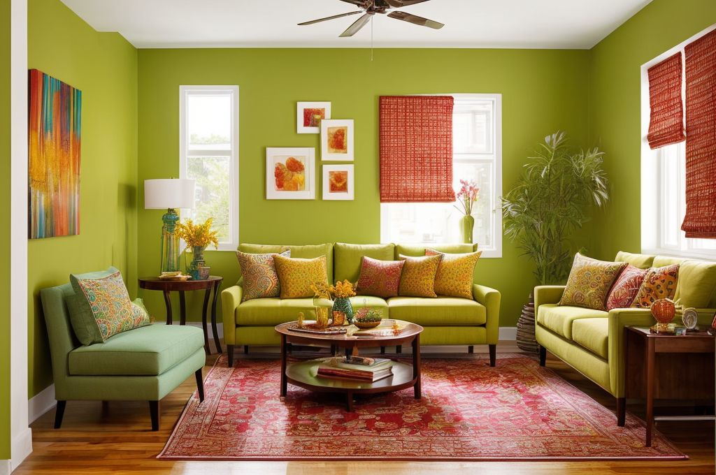 Creating a Vibrant yet Comfortable Living Space: Tips for Small Rooms, Color Choices, and Budget-friendly Indian-inspired Decor