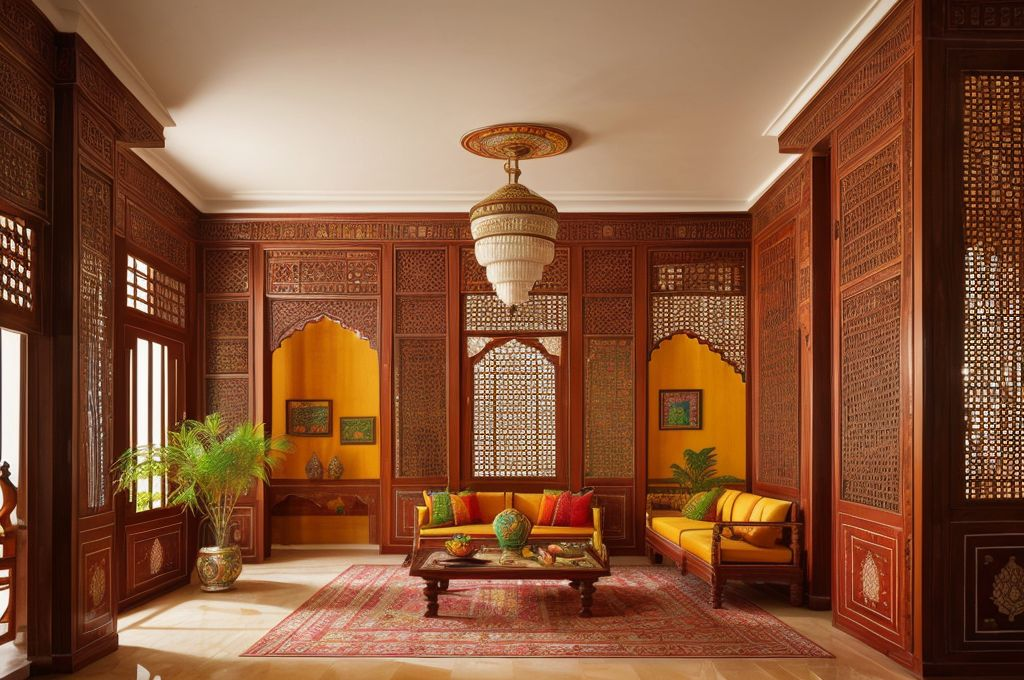Exploring the Key Features of Indian Interior Design: From Traditional Motifs to Vibrant Color Schemes