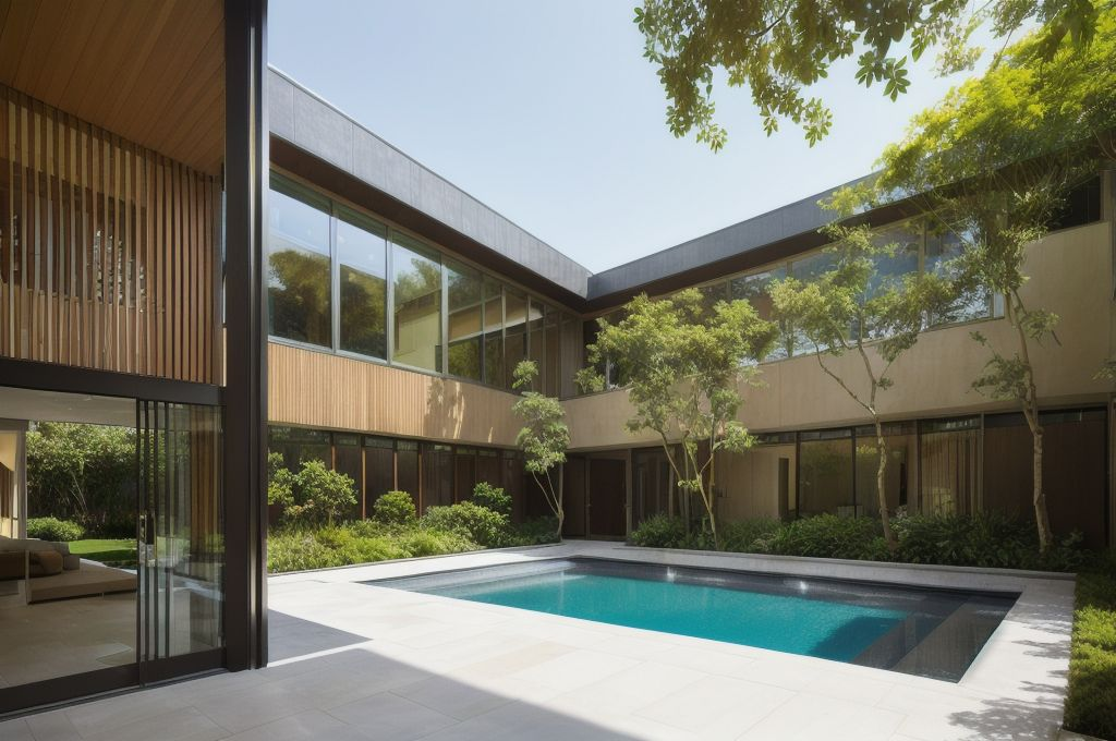 Unveiling the Influence and Implementation of Interior Courtyards in Modern Residential Architecture