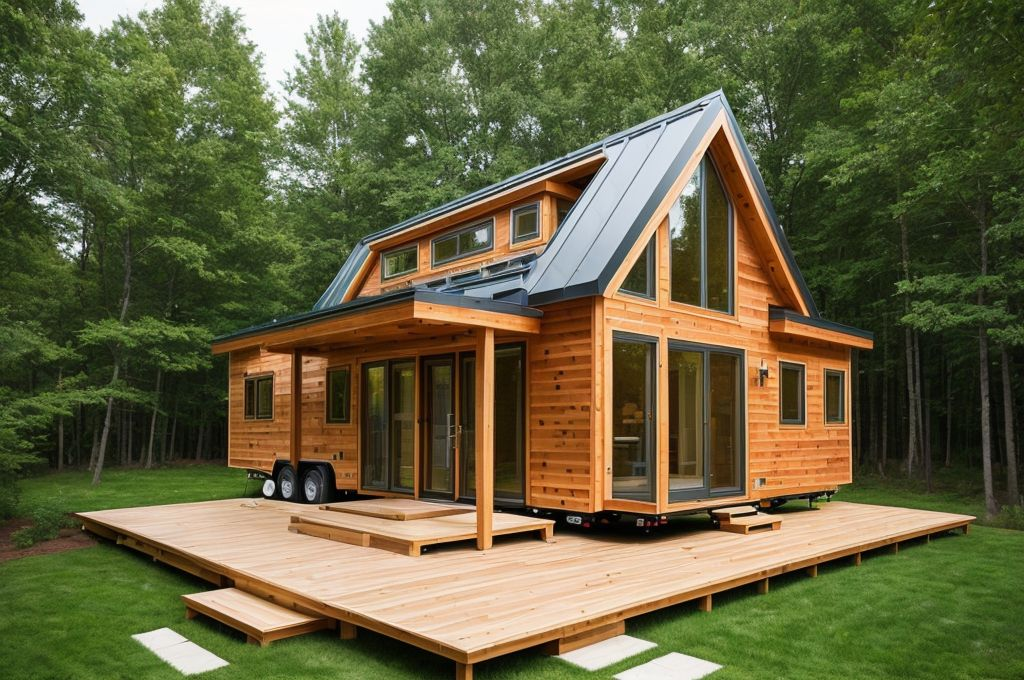 Embracing the Tiny House Movement: Financial Freedom, Luxurious Features, and Creative Space Efficiency