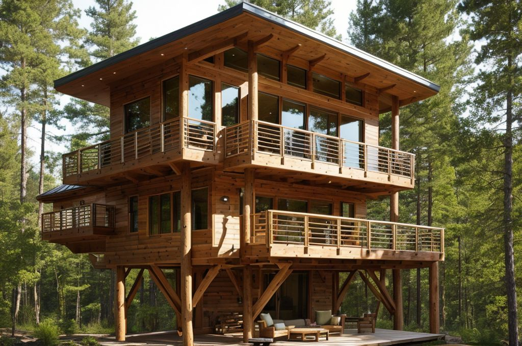 Exploring the Versatility of Treehouse Designs: From Rustic Interiors to Sustainable Constructions